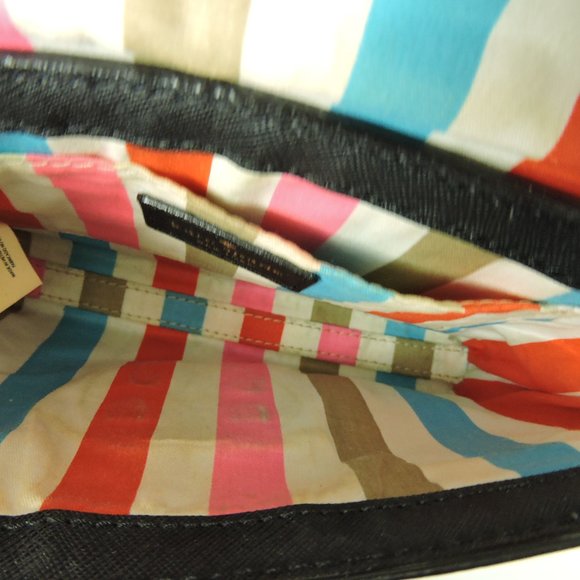 Kate Spade Black Saffiano Leather Cross body Shoulder Bag purse Clutch Sally - Picture 9 of 10